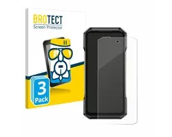BROTECT - Protection d'écran pour Ulefone Armor 27T Pro - Film de protection en verre trempé transparent (3 pièces)