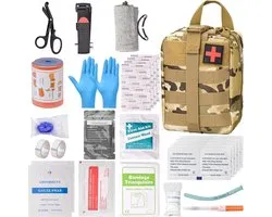 EHBO set - EHBO kit, veiligheidsvest \ First aid bag set as emergency kit refill set for car / autoveiligheidsvest