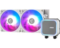 Msi Mag Coreliquid A13 Waterkoeler Voor Pc-Computer 240 Wit Argb