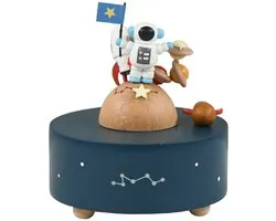 Bébli - Wooden Music Box Space - Melody: 'Yellow submarine'