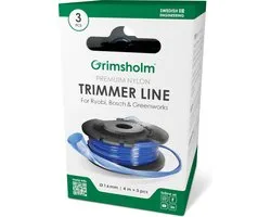 Grimsholm - Trimmerdraad - Ryobi - Bosch - Stiga - Greenworks - 4m - 3 stuks