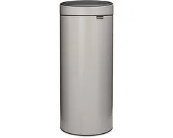 Brabantia Touch Bin Prullenbak - 30 liter - Soft Grey