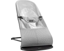BabyBjörn Wipstoel Balance Soft - Mesh - Zilver-Wit - Ergonomisch - Verstelbaar - Inklapbaar