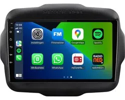 Carplay autoradio voor Jeep Renegade | 2014 t/m 2023 | Android 13 | Draadloos Apple Carplay & Android Auto | 2GB + 32GB | 8-Core processor | Davilon | 2025 model | 2012 2013 2014 2015 2016 2017 2018 2019 2020 | Bluetooth & Wifi
