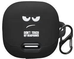 Étui pour écouteurs compatible avec l'Anker Soundcore Liberty 4 NC - Protection pour écouteurs blanc/noir - Ne touchez pas mon casque
