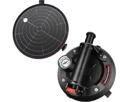 Vacuüm Tegelzuignap met Drukmeter - Professionele Glaszuiger Maximaal Draagvermogen 200kg - Zware Zuignap voor Keramische Tegels, Houten Platen, Glas en Marmer