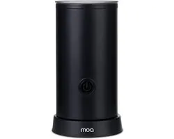 MOA Elektrische Melkopschuimer - 2-in-1 - Handige Melkschuimer - 240 ML - Voor Cappuccino - Melkklopper - Zwart