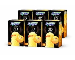 Swiffer Duster 3D Clean Navullingen – 30 Stuks (6x5) – 360° Dust Magnet
