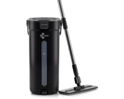 FRM Pure Flow - Système de lavage - Nettoyant pour sols - Toujours de l'eau propre - Ne jamais plus laver avec de l'eau sale - Zwart