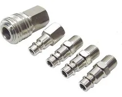 Ensemble de raccords rapides à air comprimé Euro Air, 1/4 ", 5 pièces