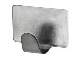Bisk Trendy - Zelfklevende Haken - RVS - Zilver