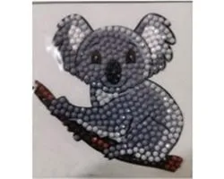 Crystal Art Motif Kit stickers | Koala Bear