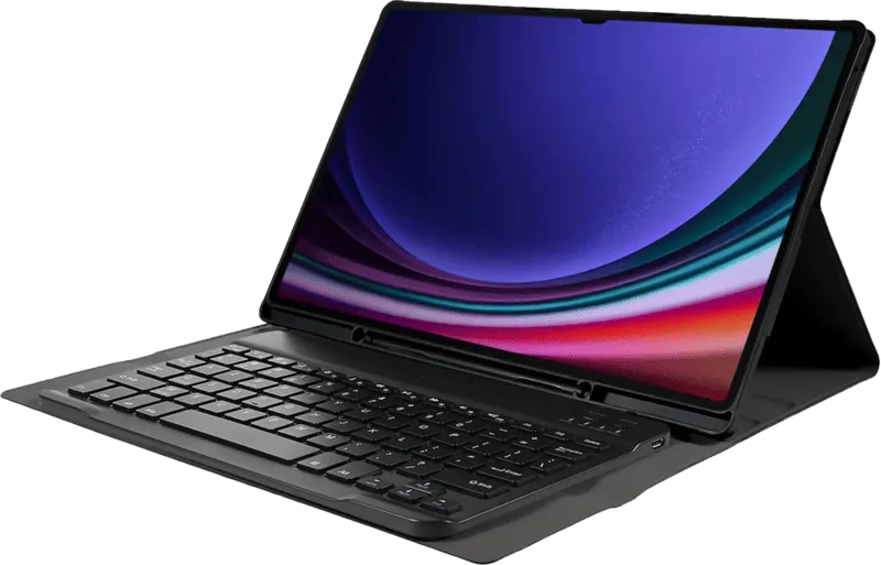 Just in Case Premium Samsung Galaxy Tab S9 Ultra Étui Clavier AZERTY Noir