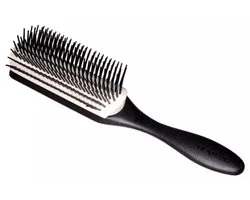 Denman Classic Styling Originals Brush D4 Large 9 Row (Black-White-Black) Brush Ref.DE004BWB 1Pcs