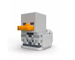 Numskull - Mini TUBBZ Canard de bain - Minecraft - Squelette (Édition baignoire) - 5cm