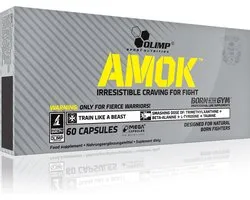 Olimp Supplements Amok - Pre Workout - 150 mg Cafeïne - 60 Capsules (30 Trainingen)
