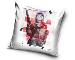 Coussin décoratif La Casa de Papel Bella Ciao 40x40 cm