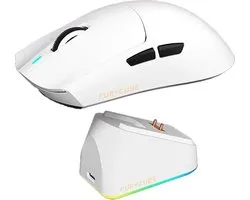 Furycube G16 PRO - Tri-Mode Gaming Muis - Draadloos - Bedraad - Bluetooth - PAW3311 Sensor - 22.000 DPI - 1000Hz - Zwart