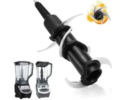 Kit de remplacement pour blender 6 lames (1 pièce) - Lames empilées de rechange pour blender - Zwart - Compatible avec les blenders professionnels Ninja BL500, BL660, BL700, BL740 et NJ600C - Pour Blenders Ninja de 2,14 kg