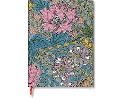 William Morris- Morris Pink Honeysuckle (William Morris) Ultra Lined Hardcover Journal