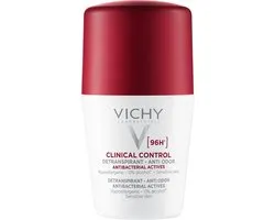 Vichy Déodorant Clinical Control 96H 50ml contre la transpiration excessive - roller 50ml - également pour peau sensible