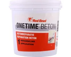 Red Devil Beton reparatie - OneTime - Krimpvrij - Goed vulvermogen - Gebruiksklaar - 4 Liter