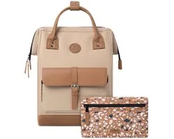CABAIA - Rugzak Adventurer Medium 18L Kuala Lumpur, Computercompartiment 13", Levenslange garantie, Brede opening - Bruin