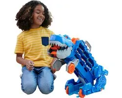 Hot Wheels City - Ultimate T-Rex Transporter - Inclusief 2 Auto's - Speelgoed vanaf 3 Jaar - Vrachtwagen - Auto - Autootjes - Hotweels - Hotwheels Premium - Racebaan - Hot Wheels