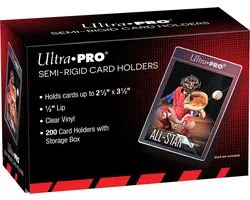 200 Ultra Pro Semi-Rigid Card Holders Transparant Standaard Maat Opberghouders