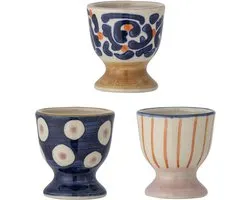 Coquetier Bloomingville Eviaya - Blauw - Faïence