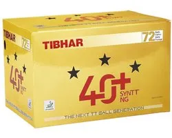 Balles de tennis de table Tibhar 3* Boite de 72 balles orange