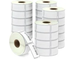 BETCKEY - 20 Rolls 99017 Labels Compatible with Dymo S0722460, 12mm x 50mm, 4400 Adhesive File Folder Labels Use for - ShopVlot
