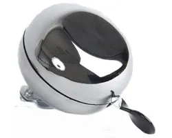 Nietverkeerd Fietsbel 60mm - ding-dong geluid - staal - chroom