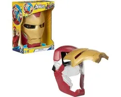 Hasbro Marvel Avengers Iron Man Flip FX-masker, lichtgevend rollenspelspeelgoed voor kinderen van 5+