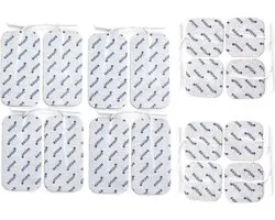 axion® - 16 TENS/EMS Mixed electroden pads - 50x50mm and 50x100mm, universele 2 mm stekker aansluiting