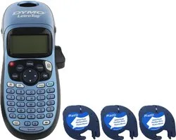 Dymo LT-100H - LetraTag - Labelprinter - Starterpack - Inclusief 3x 91201 zwart/wit Lettertape (Huismerk)