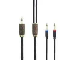 Gebalanceerde 2,5 mm audiokabel vervanging voor Hifiman hoofdtelefoons
