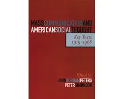 Mass Communication and American Social Thought