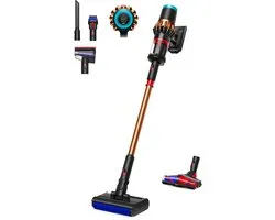 Dyson V16 Piston Animal Submarine - Steelstofzuiger met dweilfunctie - Zwart/Koper - 315 Air Watts - HEPA-filtratie