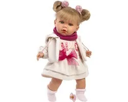 Llorens Pop Julia met blond haar en geluid 42 cm
