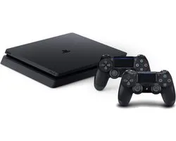 Sony Playstation 4 Slim Console 1TB + 2de Controller - Zwart