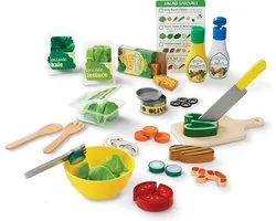 Melissa & Doug Salade-set - Speelgoedeten & -drinken - Multicolor - 52-delig - vanaf 3 jaar