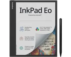 PocketBook InkPad Eo liseuse-note – 10,3 pouces E Ink Kaleido 3 couleur – 64 Go – Mist Grey