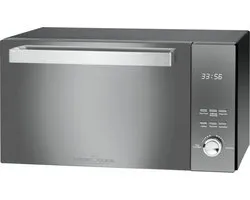 ProfiCook PC-MWG 1204, Comptoir, Micro-ondes grill, 23 L, 800 W, Boutons, Rotatif, Miroir, Acier inoxydable