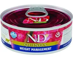 Farmina N&D Kat Quinoa Weight Management Lam Adult 80 gram