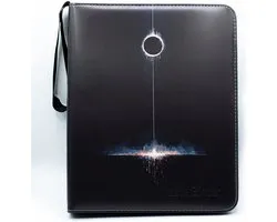 MasterBinder Eclipse Verzamelmap 900 Kaarten – 9 pocket TCG binder met eclipse artwork voor en achter – ritssluiting, zij-insteek, waterafstotend kunstleer – Pokémon, Magic, Yu-Gi-Oh, One Piece