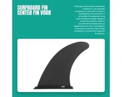 Surfboard Vin Professionele Prestaties - Plastic Fin - 9/11 Inch - Stabiel - Duurzaam - Zeewaterbestendig - Surfvin
