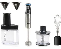 DOMO My Vegetable Mixeur sur pied 800 W acier inoxydable, noir