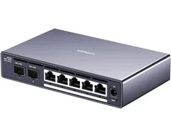 PoE Switch - Netwerk Switch - Netwerk Uitbreiding - 2.5GbE Poorten - 8 Poorten - Zwart