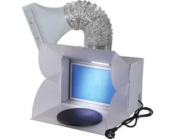 Fengda BD-512A Airbrush spuitcabine Spray box – Met Afzuiging - Draagbaar